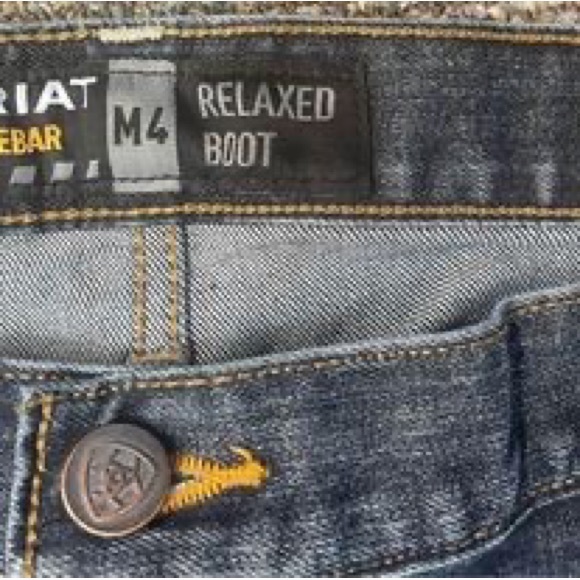 Men’s Size 44 x 30” Ariat Rebar M4 Relaxed Boot Jeans - Picture 6 of 7